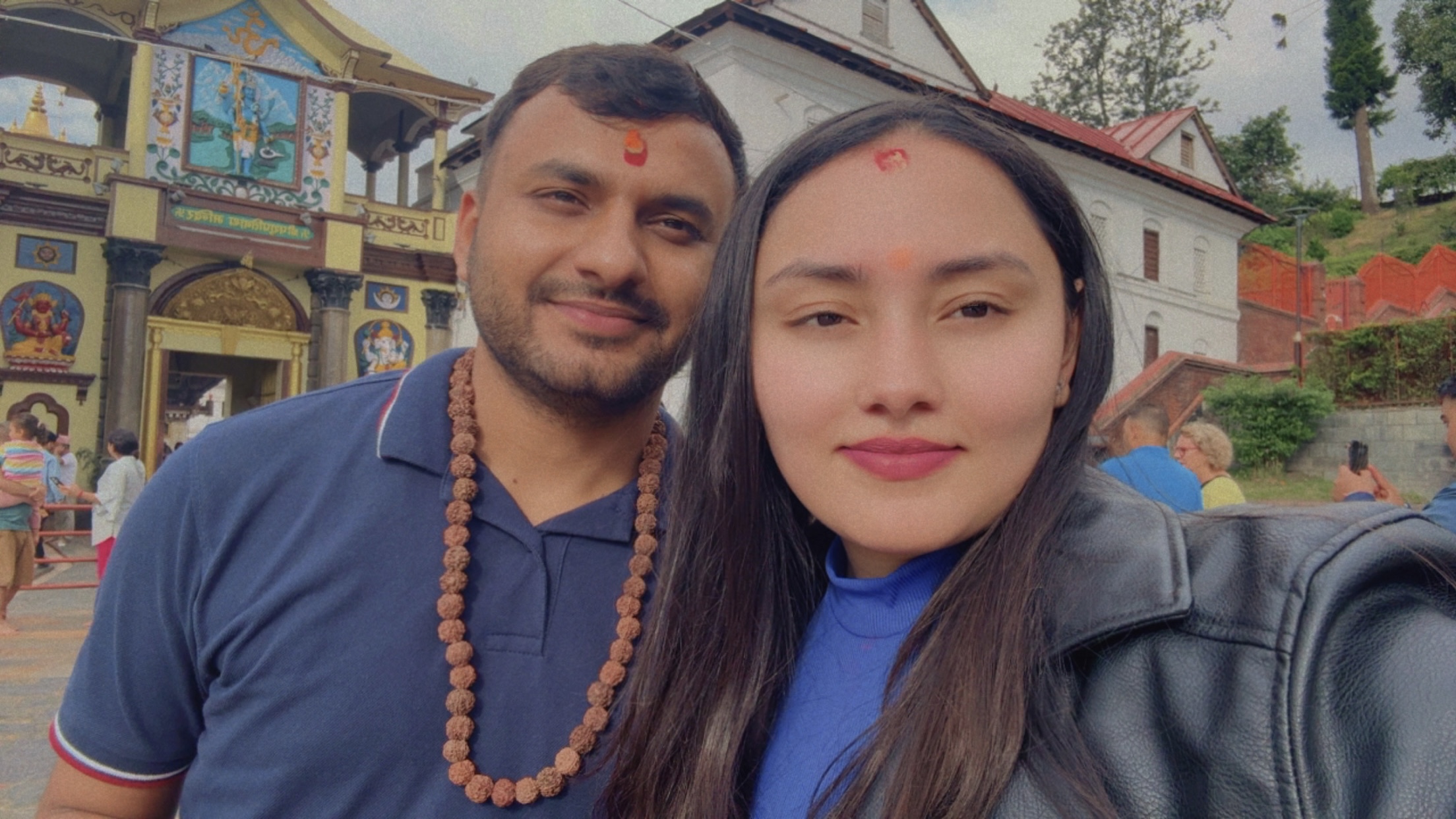 First time meeting at Kathmandu Airport