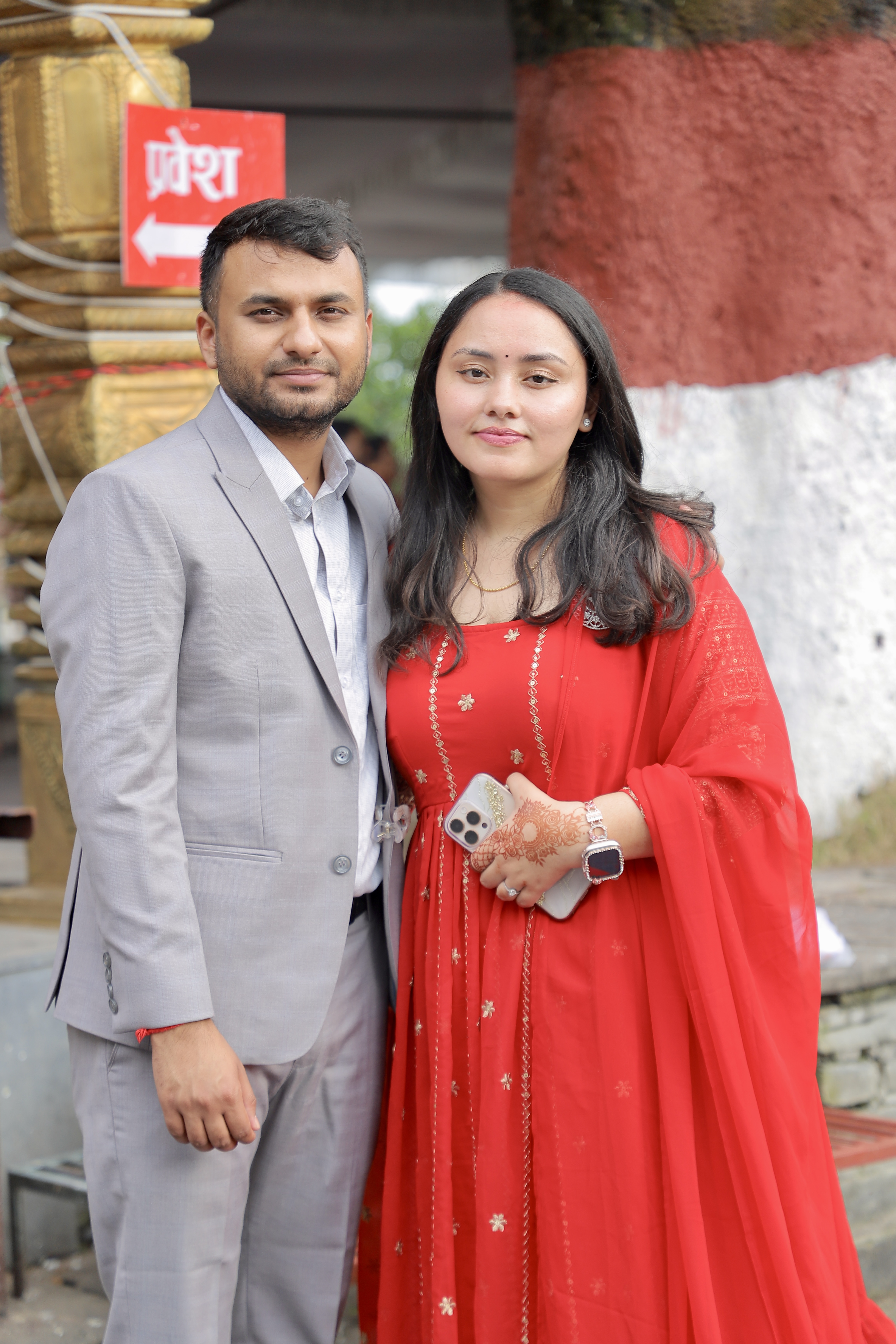 Attending a friend's wedding together